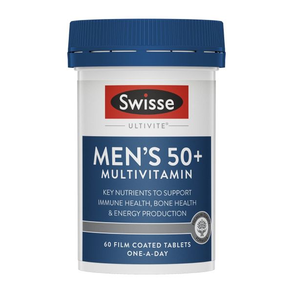 Swisse Ultivite Men's 50 + Multivitamin 60 Tablets