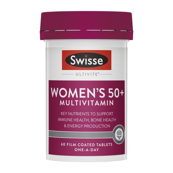 Swisse Ultivite Women's 50+ Multivitamin 60 Tablets