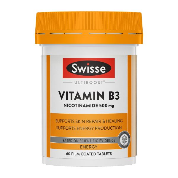 Swisse Ultiboost Vitamin B3 60 Tablets