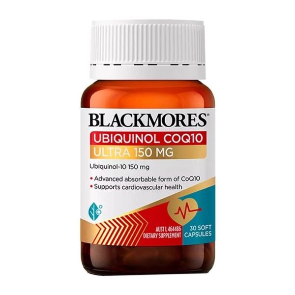 Blackmores Ubiquinol CoQ10 Ultra 150mg 30 Capsules