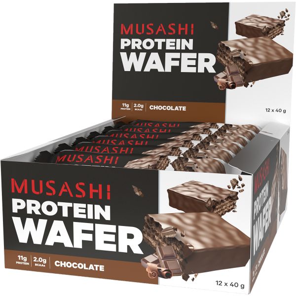 Musashi Protein Wafer Chocolate 40g x 12
