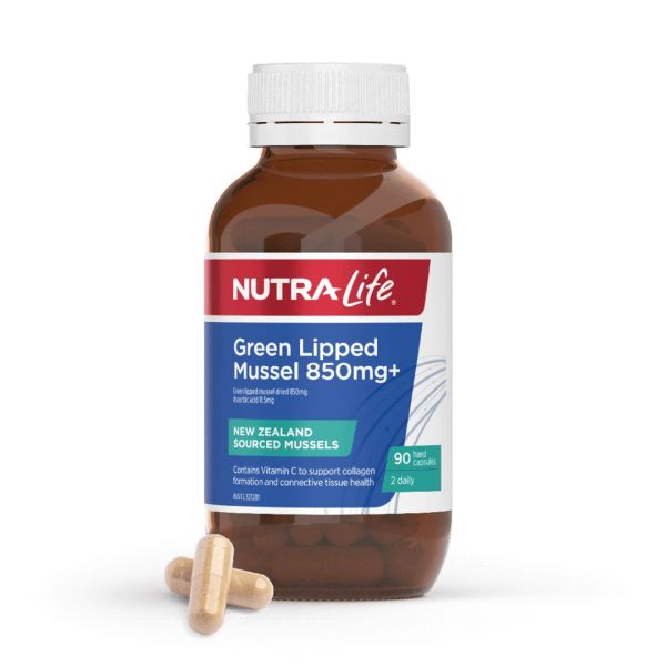 Nutra-Life Grn Lipped Mussel 850mg 90 Capsules