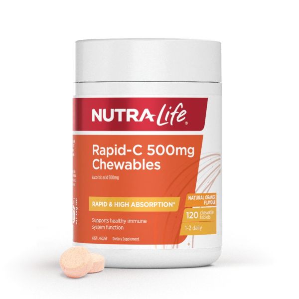 Nutra-Life RAPID-C 500MG CHEW 120 Tables