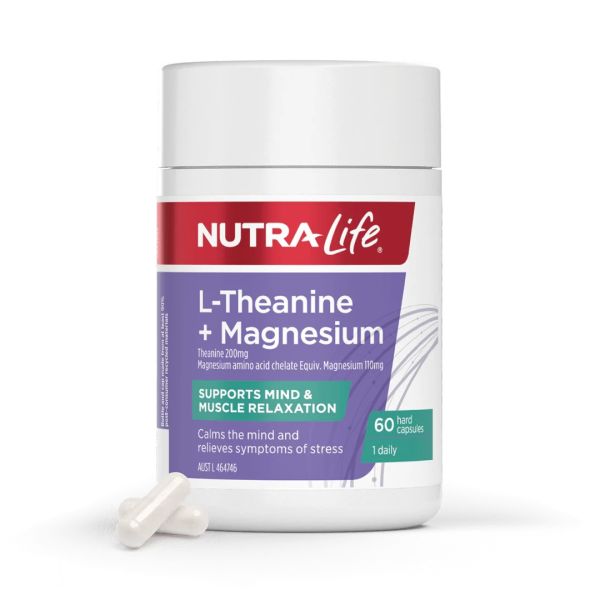 Nutra-Life L-Theanine + Magnesium 60 Capsules