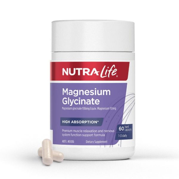 Nutra-Life Magnesium Glycinate 60 Capsules