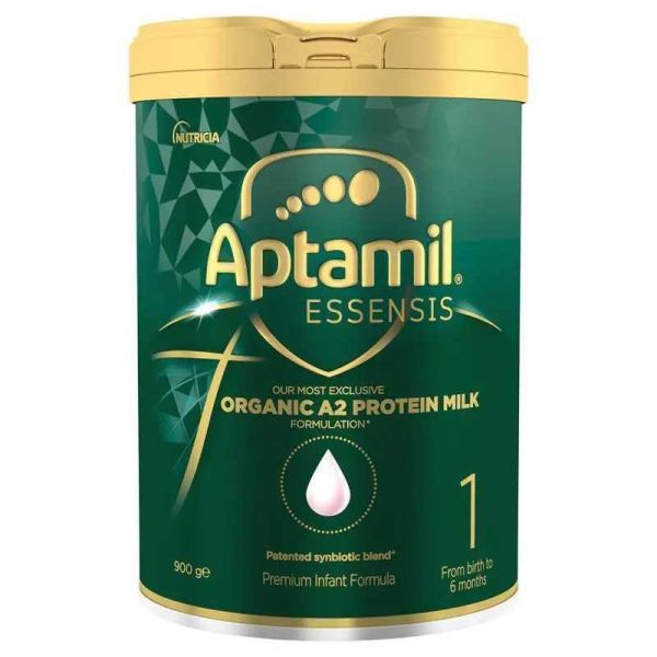 Aptamil-Essensis Organic A2 Protein Milk 1 Premium Infant Formula From Birth to 6 Months 900g
