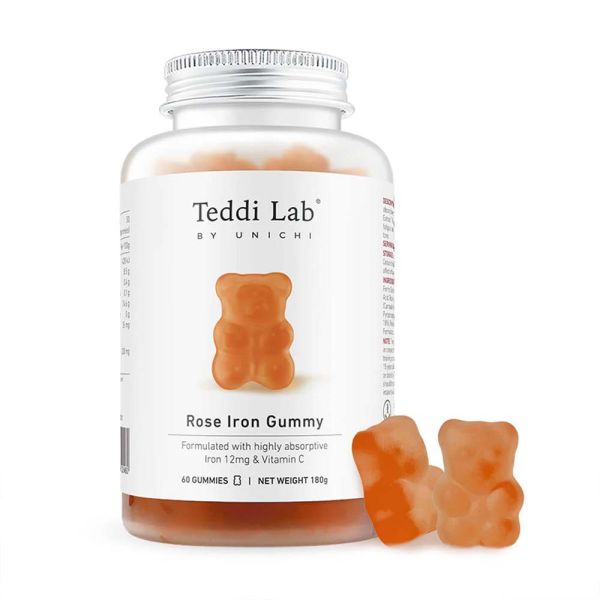 Unichi-Rose Iron 60 Gummies