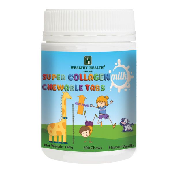 Wealthy Health-Super Collagen 300 Chewable Tabs
