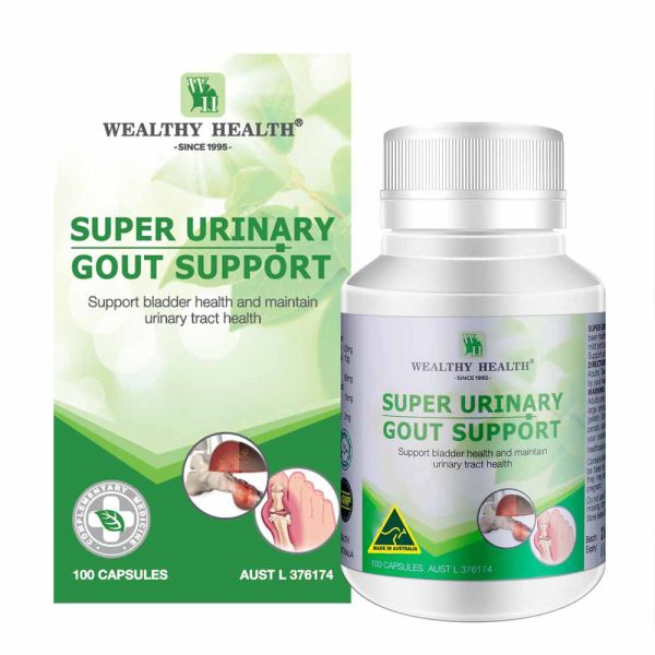 Wealthy Health-Super Urinary Gout Support 100 Capsules