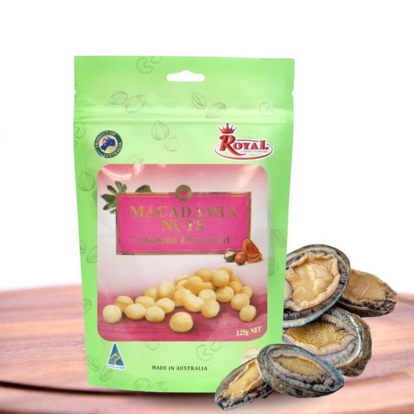 Royal Confectionery-Macadamia Nut Abalone &amp; Roasted 125g