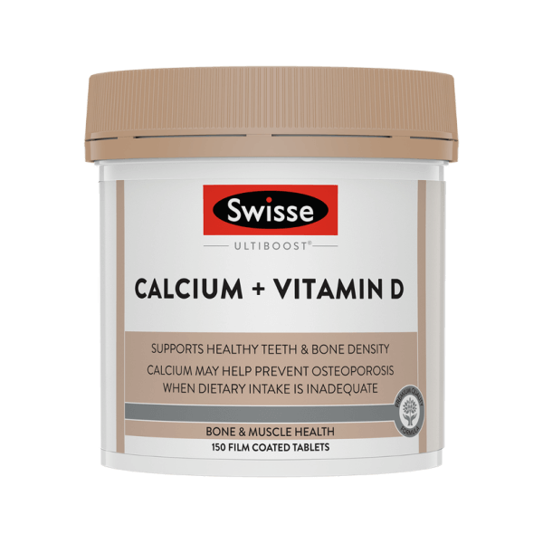 Swisse Calcium + Vitamin D 150 Tablets
