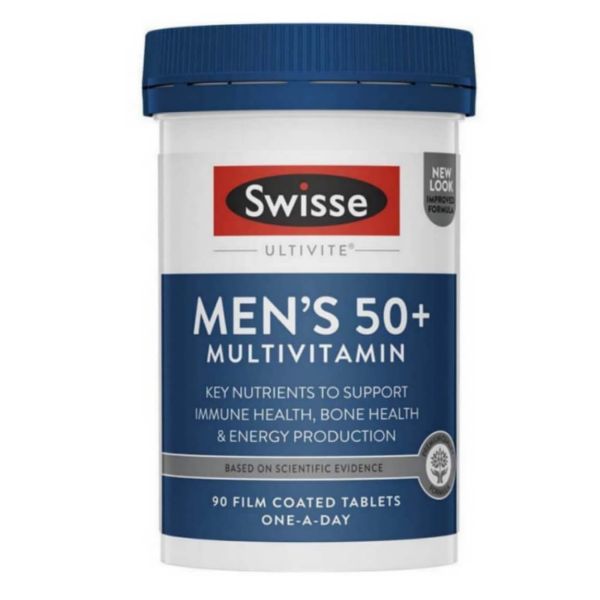 Swisse Men's 50+ Ultivite 90 Tablets