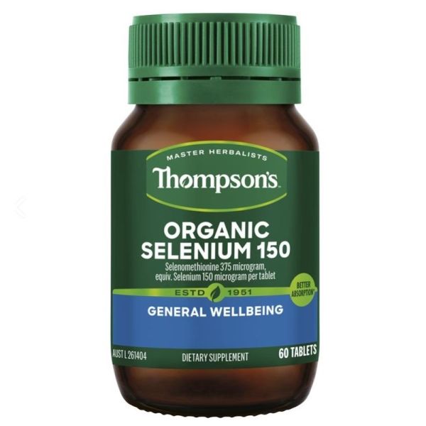 Thompson's Organic Selenium 60 Tablets