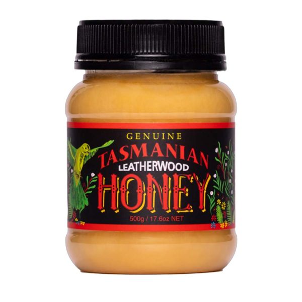 Tasmanian Honey-Leatherwood Honey (Plastic) 500g