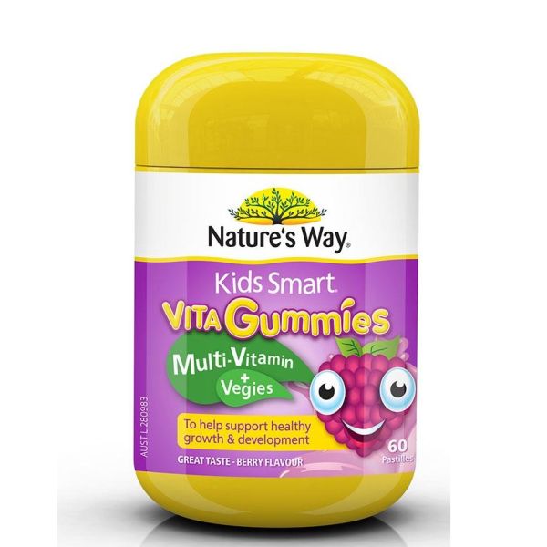 Nature's Way-Kids Smart Vita Gummies Multi Vitamin &amp; Vegies 60 Pastilles