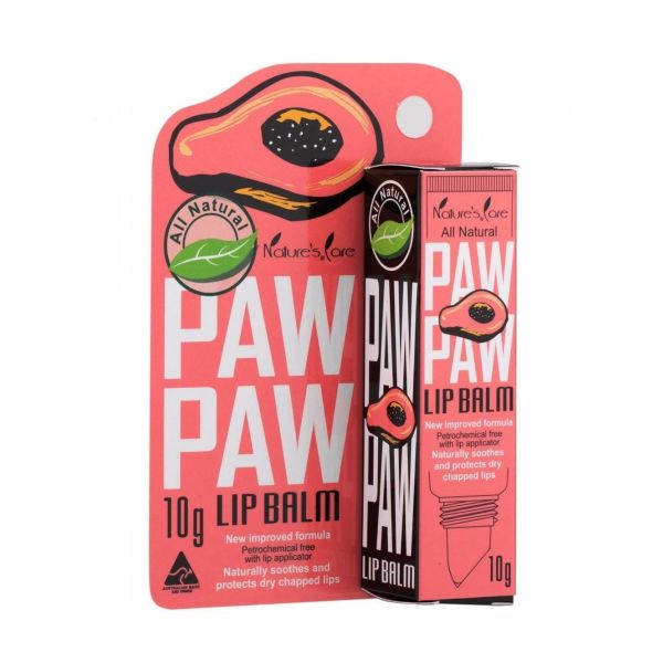 Nature's Care-All Natural Paw Paw Lip Balm 10g