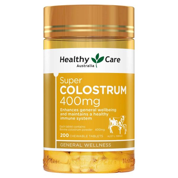 Healthy Care Colostrum Chewable Tablets 200 Tablets