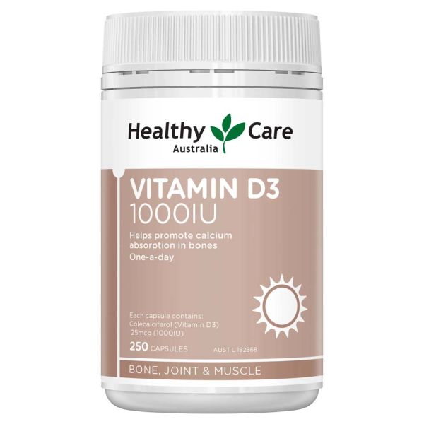 Healthy Care Vitamin D3 250 Capsules