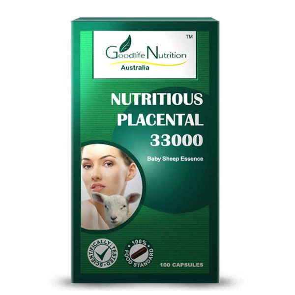 Goodlife Nutrition-Nutritious Placental 33000 100 Capsules
