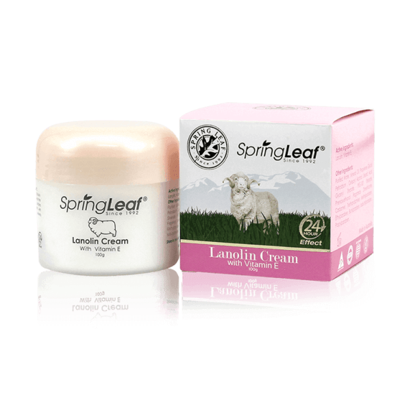 Springleaf-Lanolin Cream With Vitamin E Pink 100g