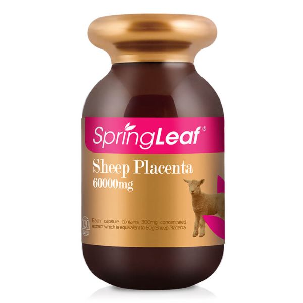 Springleaf-Sheep Placenta 60000mg 120 Capsules