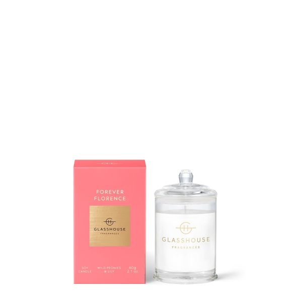 Glasshouse Fragrances-Forever Florence Triple Scented Soy Candle 60g