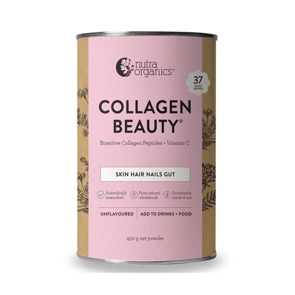 Nutra Organics-Collagen Beauty With Verisol + Vitamin C Unflavoured 450g