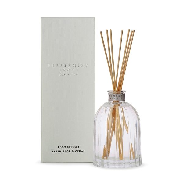 Peppermint Grove-Fresh Sage &amp; Cedar Large Room Diffuser 350ml