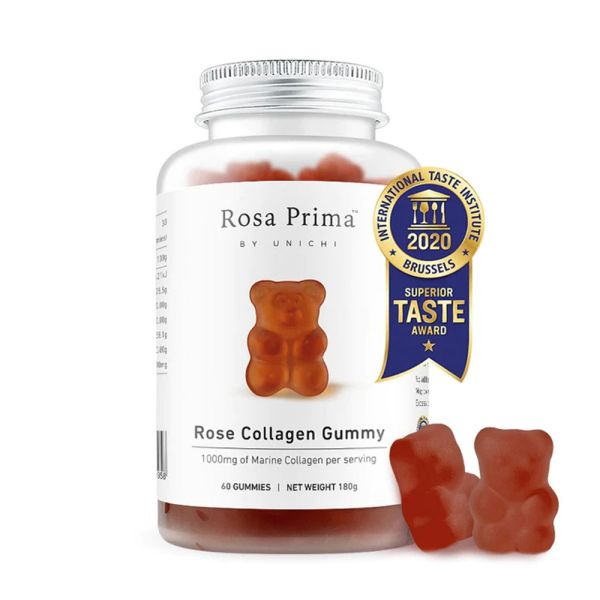 Unichi-Rosa Prima Rose Collagen 60 Gummies