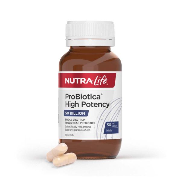 Nutra-Life ProBiotic 50 Billion 50 Capsules - Ultra-Strength 11-Strain Shelf-Stable Formula for Digestive and Immune Health