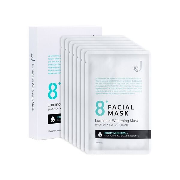 Jema Rose-8+ Minute Luminous Whitening Mask 7x25ml