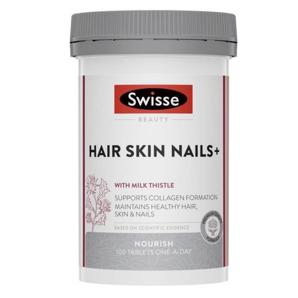 Swisse Beauty Hair Skin Nails 100 Tablets