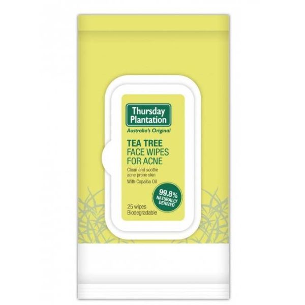 Thursday Plantation-Tea Tree Face Wipes For Acne 25 Wipes