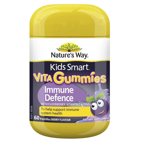 Nature's Way-Kids Smart Vita Gummies Immune Defence 60 Pastilles