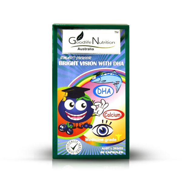 Goodlife Nutrition-Bright Vision With DHA 60 Capsules