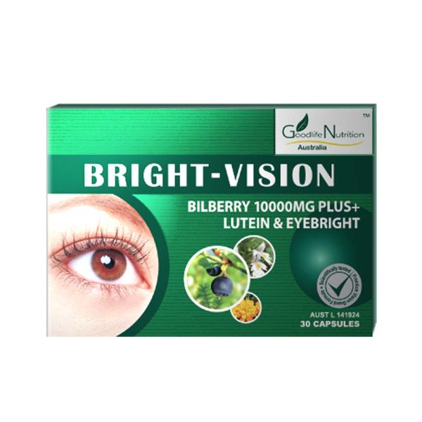 Goodlife Nutrition-Bright Vision 10000mg 30 Capsules