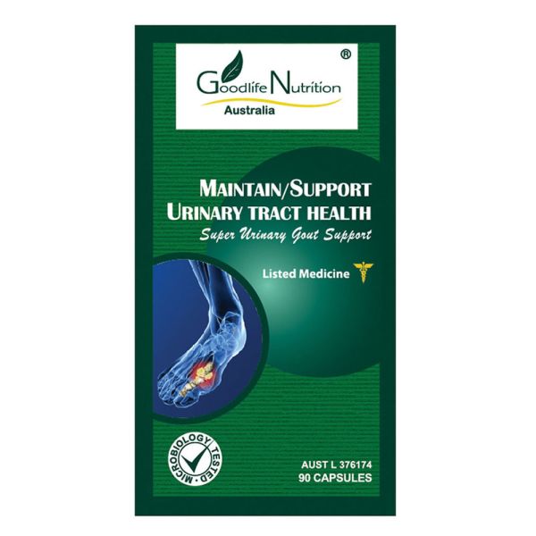 Goodlife Nutrition-Super Urinary Gout Support 90 Capsules
