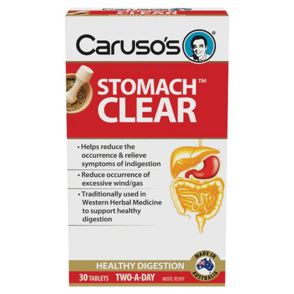 Caruso's Natural Health-Stomach Clear 30 Tablets