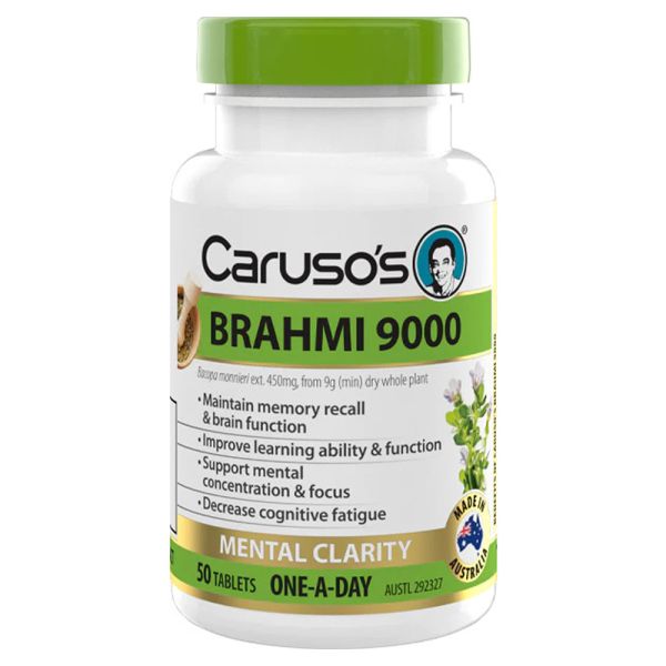 Caruso's Natural Health-Brahmi 9000 50 Tablets
