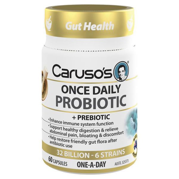 Caruso's Natural Health-Once Daily Probiotic 60 Tablets