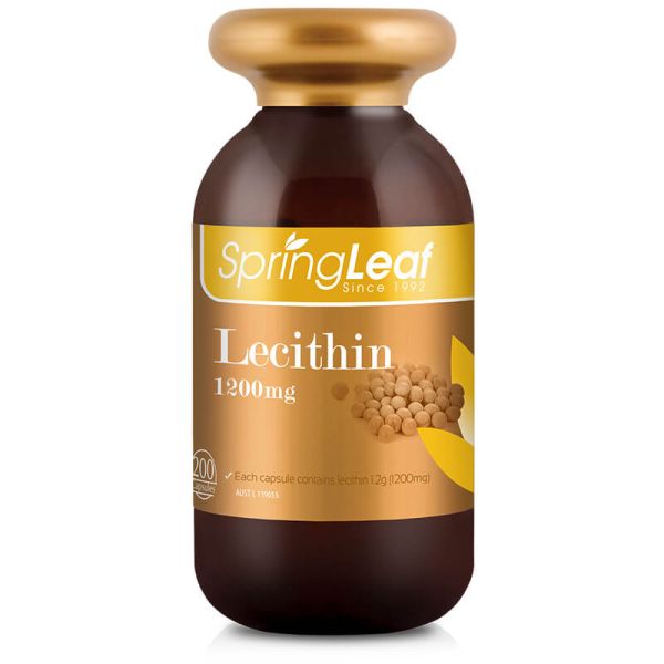 Springleaf Lecithin 1200mg 200 Capsules
