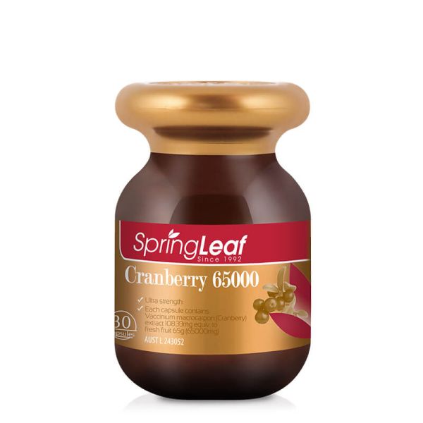 Springleaf Cranberry 65000 30 Capsules