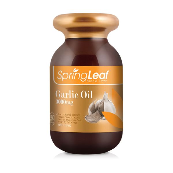 Springleaf Garlic Oil 3000mg 360 Capsules