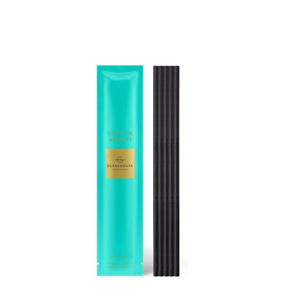 Glasshouse Fragrances-Lost In Amalfi Scent Stem Refills 5 Pack