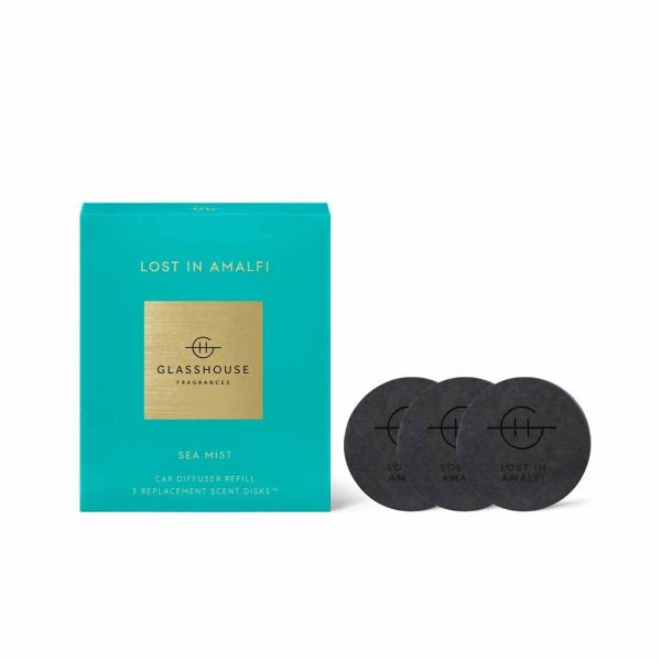 Glasshouse Fragrances-Lost In Amalfi Sea Mist Car Diffuser Refill