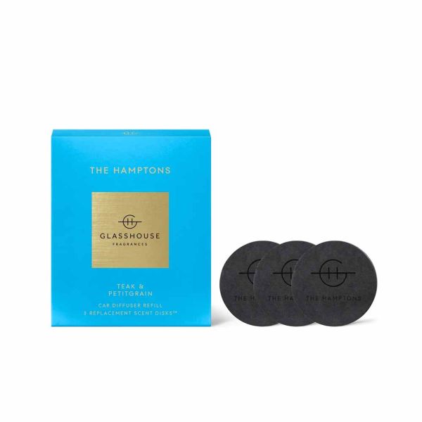 Glasshouse Fragrances-The Hamptons Car Diffuser Refill