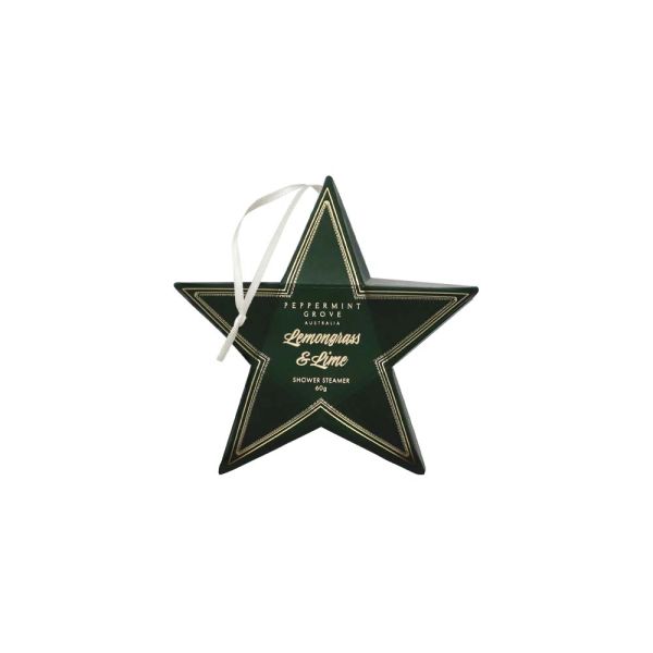 Peppermint Grove-Lemongrass &amp; Lime Shower Steamer Decoration 60g