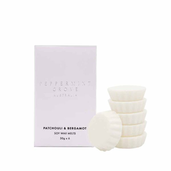 Peppermint Grove-Patchouli &amp; Bergamot Soy Wax Melts 30g X 6