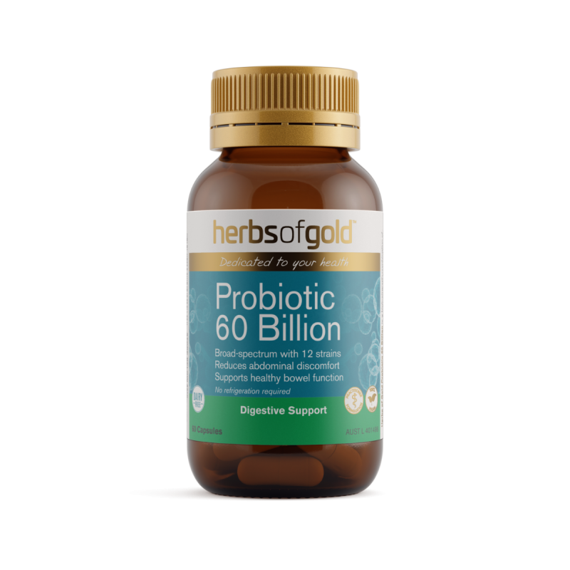 Herbs of Gold Probiotic 60 Billion 30 Capsules
