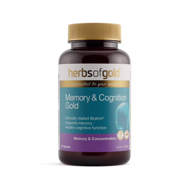 Herbs of Gold Memory & Cognition Gold 60 Tablets